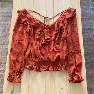 Anthropologie tie-back Blouse | xs